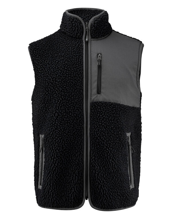 Kingsley Sherpa Fleece Vest/  James Harvest