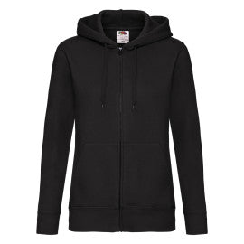 Ladies' Premium Hooded Sweat Jacket/ Fruit of the Loom