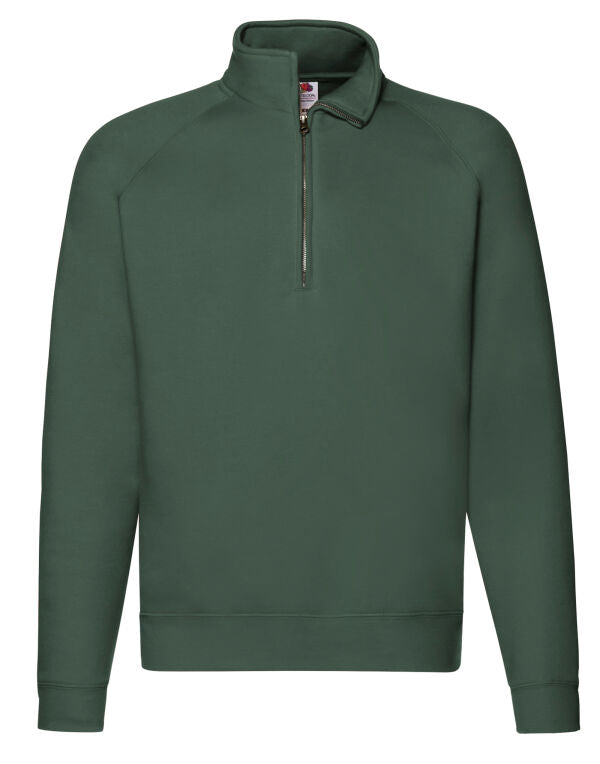 Men's Premium Zip Neck Sweat / Fruit of the Loom