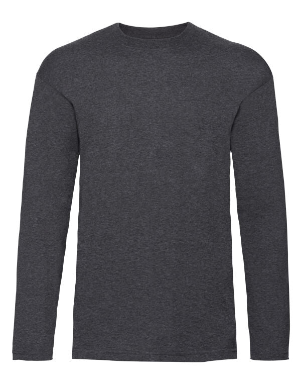 Men's Valueweight Long Sleeve T-Shirt/ Fruit of the Loom