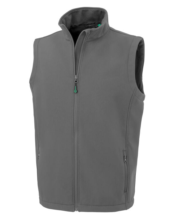 Men's Recycled 2-Layer Printable Softshell Bodywarmer / Result