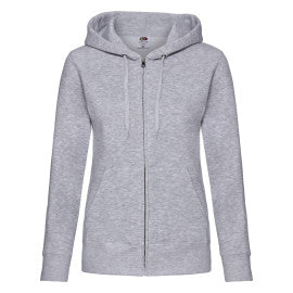 Ladies' Premium Hooded Sweat Jacket/ Fruit of the Loom