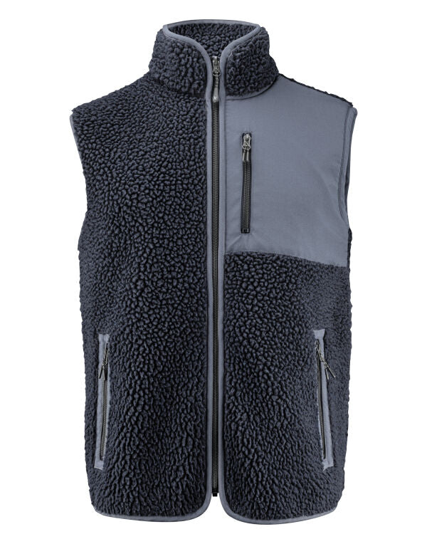 Kingsley Sherpa Fleece Vest/  James Harvest