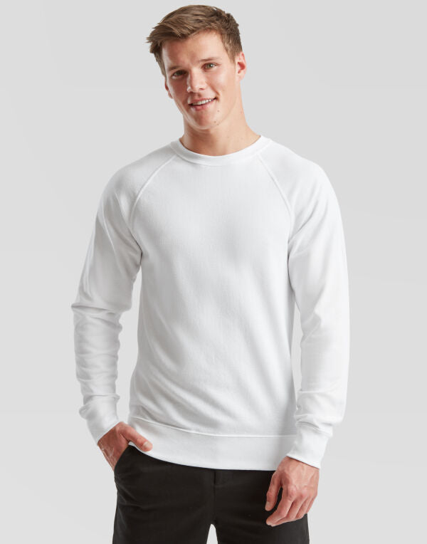 Men's Lightweight Raglan Sweat / Fruit of the Loom