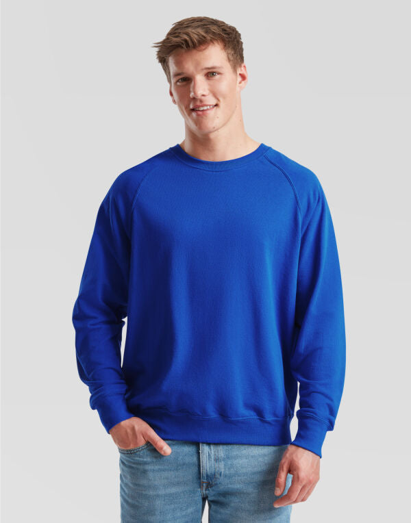 Men's Lightweight Raglan Sweat / Fruit of the Loom