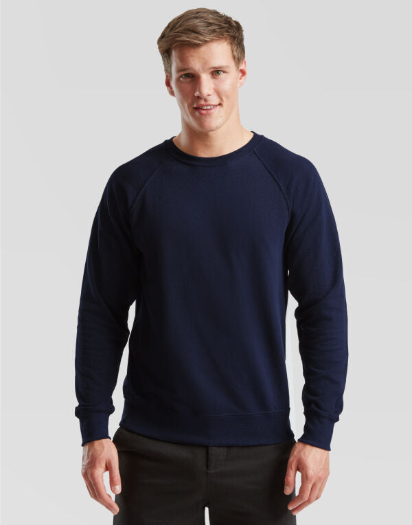 Men's Lightweight Raglan Sweat / Fruit of the Loom