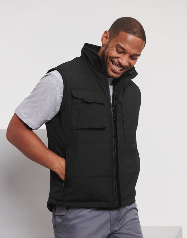 Heavy Duty Workwear Gilet /  Russell