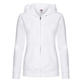 Ladies' Premium Hooded Sweat Jacket/ Fruit of the Loom