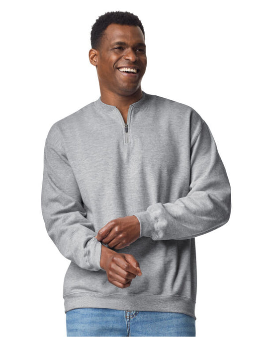 Softstyle Midweight 1/4 Zip Sweatshirt /GILDAN