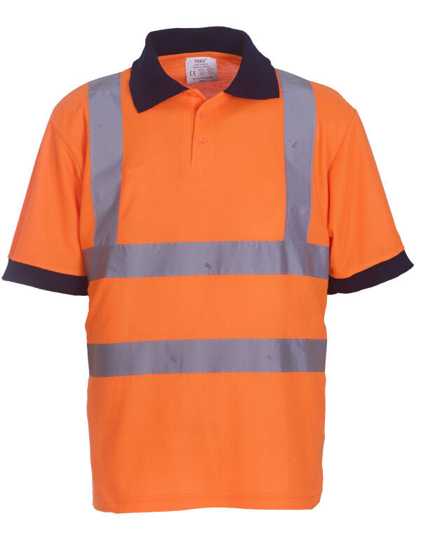 Hi-Vis Short Sleeve Polo Shirt/  YOKO