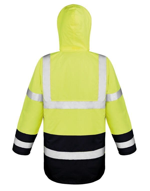 Motorway 2-Tone Safety Coat/ Safe-Guard by Result