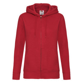 Ladies' Premium Hooded Sweat Jacket/ Fruit of the Loom