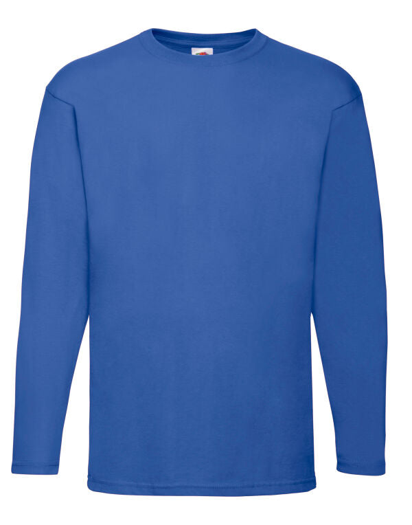 Men's Valueweight Long Sleeve T-Shirt/ Fruit of the Loom